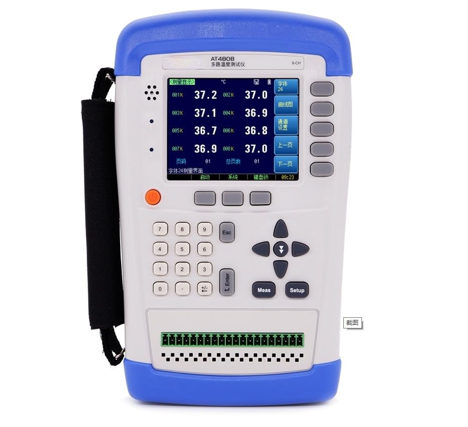 AT4808 MAX. 128 Channel Universal THERMOCOUPLE Handheld Multi-Channel Temperature Meter