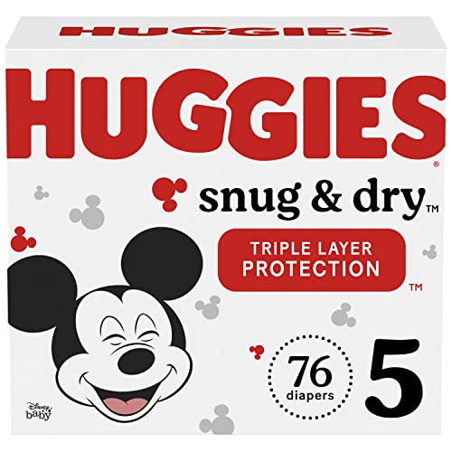 Image of Huggies Snug & Dry Diapers, Size 5