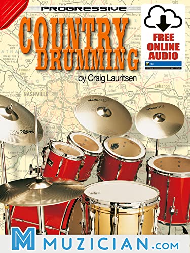 Couverture de Progressive Country Drumming (Muzician.com) (English Edition)