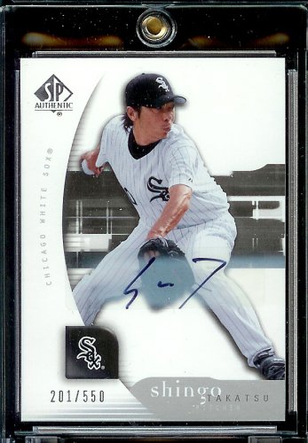 2005 SP Authentic Shingo Takatsu Autograph Rookie 201/550 Chicago White Sox Baeball