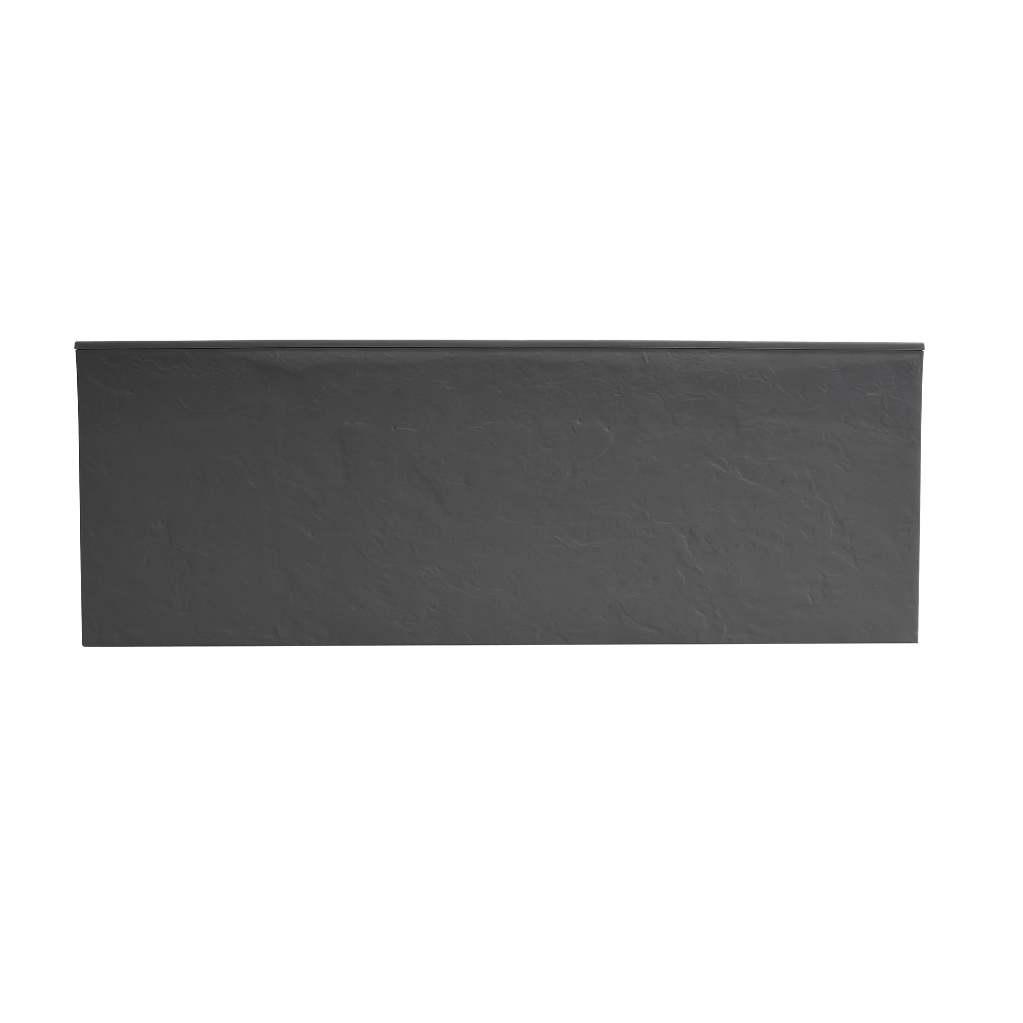 EDA Volcania Up - Jardinera (80 cm), gris antracita