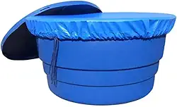 Capa Caixa D'agua Redonda 500 Litros Contra Dengue E Sujeira