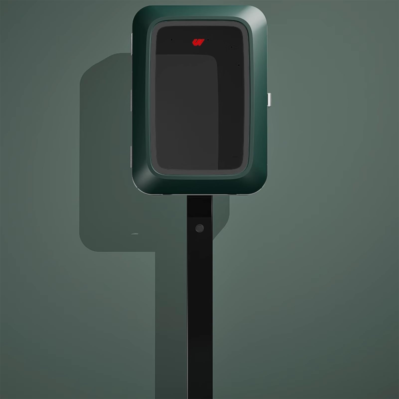 Borne de recharge pour véhicules électriques avec colonne stable antieffraction