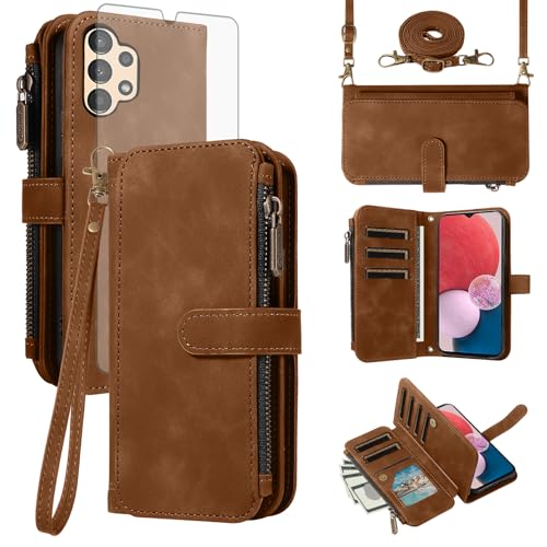 Housse Galaxy A13 5G portefeuille pour voyager leger et proteger votre ecran