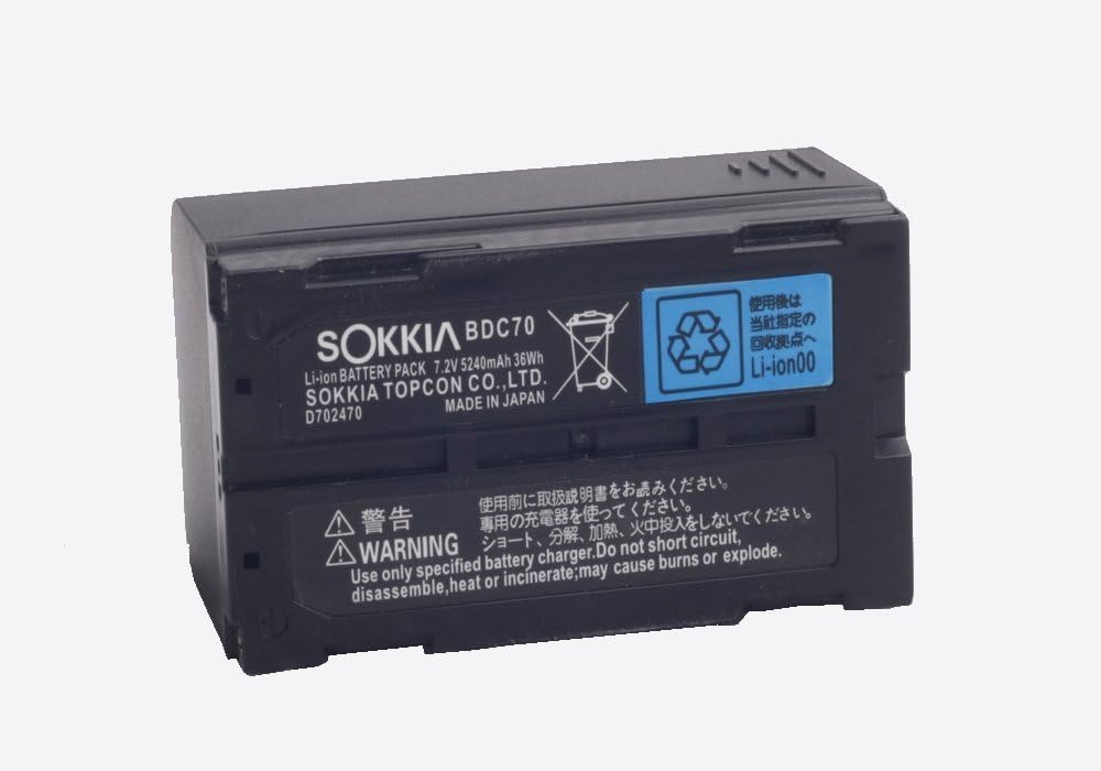BDC70 Li Ion Battery For Topcon Sokkia Total Stations Robotic Total Stations And GNSS Receivers