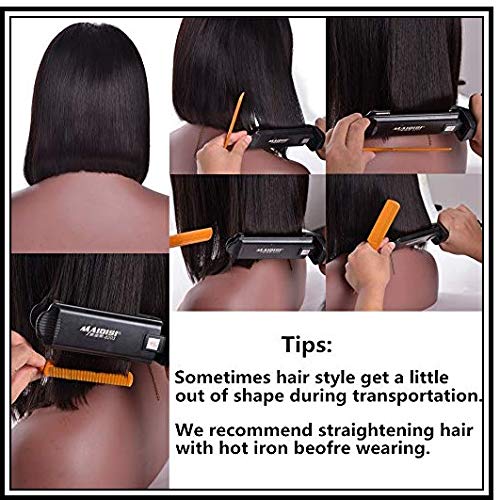 Hair 13x4 Lace Front Wigs Short Bob Straight Brazilian Remy Human Hair Bob Wigs for Black Women Human Hair Lace Front Wigs 8 Inches