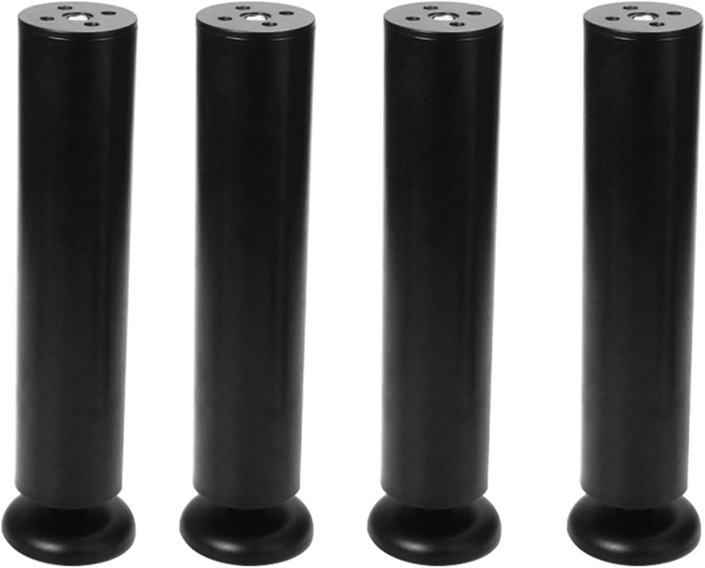 Rhllvj Black Metal Adjustable Furniture Feet Sofa Support Legs Tv Cabinet Coffee Table Support Legs Bathroom Table Legs(,200Mm (7.87In))
