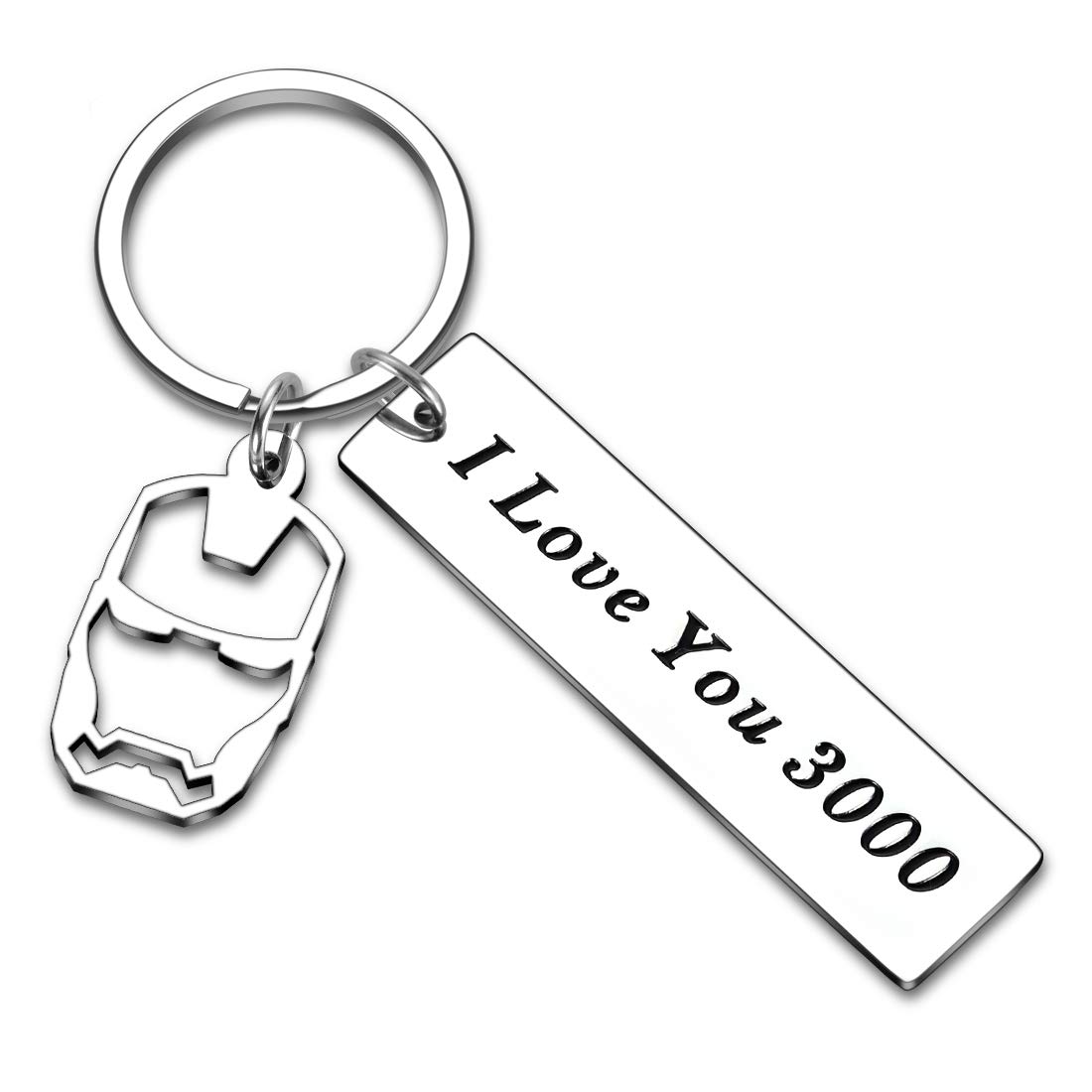I Love You 3000 Dad Daughter Gifts for Father Mother Daughter Son Boy Girl Birthday Iron Man Avengers Fan Couple Keychain for Wife Husband Girlfriend Boyfriend Anniversary Christmas Valentine Gift-image-42