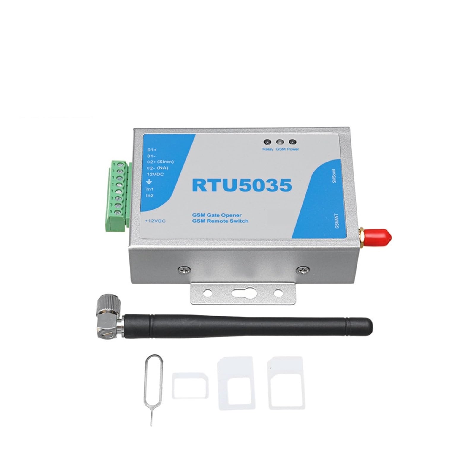 gsm 4G LTE Apricancello Automatico Goor gsm Interruttore Relè for Scorrevole Altalena Apri del Cancello del Garage Sostituire Il Controllo Remoto di Sicurezza Domestica(RTU5035 gsm Relay)