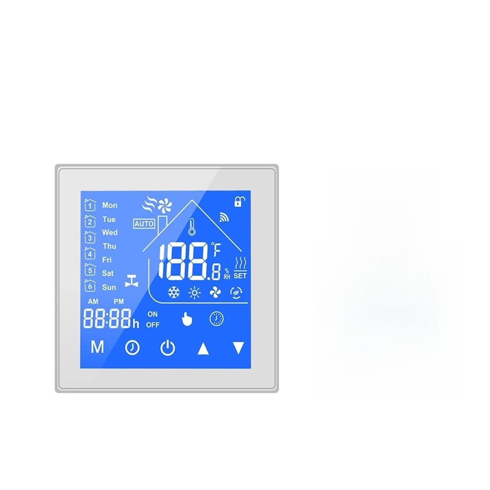 Cyfrowy higrometr termometr wewnętrzny Smart WIFI Thermostat cyfrowy ogrzewanie woda/gaz do kotła elektrycznego termostatu termostat sterownik temperatury bezprzewodowy Z wyświetlaczem LCD(WiFi Electr