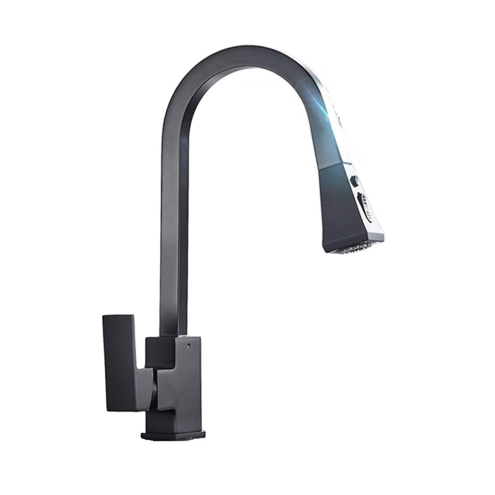 Robinet mixte à induction intelligent avec douchette extractible rotative