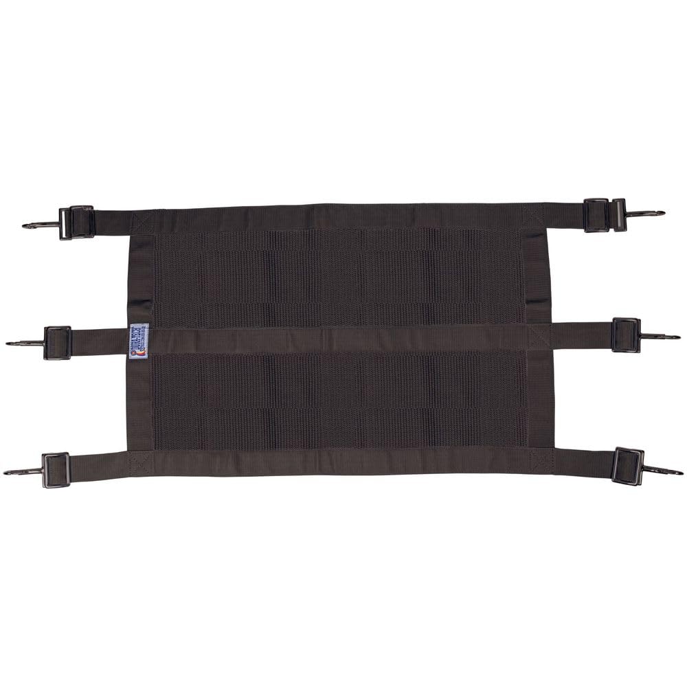 Dura-Tech Schneiders Deluxe Dura-Mesh Stall Guard | Adjustable with Maximum Air Flow | Heavy Duty Design for Horse Safety | Color Black