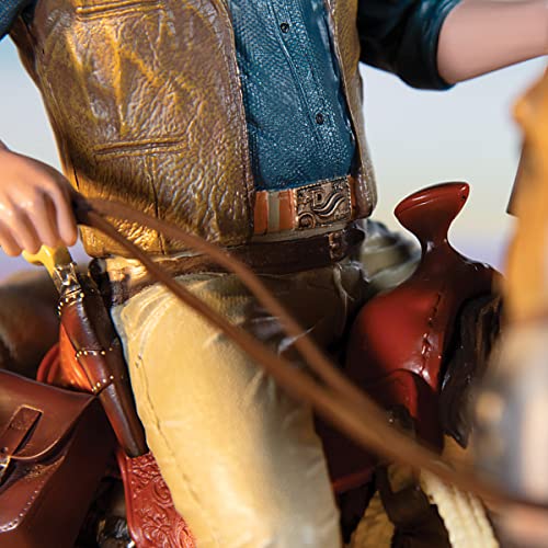 Escultura John Wayne de 40.64 cm pintada a mano miniatura 4