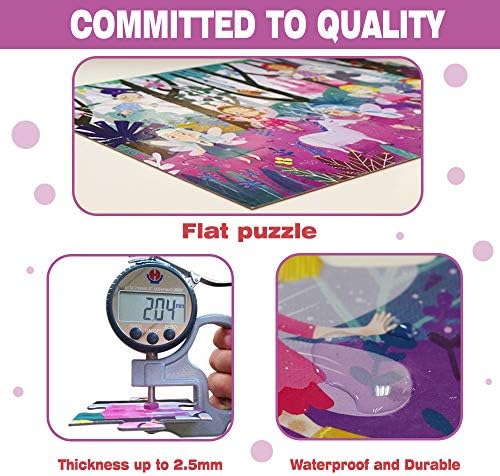 Puzzles for Kids Ages 3-5 Premium 24 Piece Fairy Forest Floor Puzzles for Kids Ages 3-8, Preschool Jigsaw Puzzles Educational Toys for Boys & Girls 3 4 5 6 7 8 Years Old 3 51Kk2l1PMSL. AC