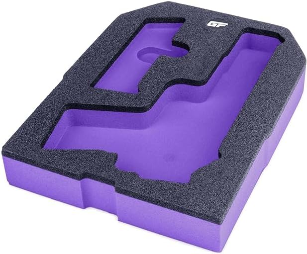 GunFoam Insert to fit Springfield XD-S Subcompact, Polyethylene Foam for Gun Case, Custom Made Insert Replacement for Lifepod 1.0 Hard Case, Pistol Safe Storage.