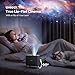 Smart Projector [Bundled with Google TV Stick & 4K Support] with WiFi and Bluetooth, Portable Mini Movie Short Throw Projector Outdoor with Built-in Apps Auto Focus for Home Theater Bedroom Ceiling