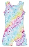 TUONROAD Leotards for Girls Gymnastics Mermaid Unicorn Leopard Biketards Unitard 2-10T