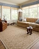 Loloi Chris Loves Julia Judy Collection JUD-07 Natural/Ivory 8'-6' x 11'-6' Area Rug