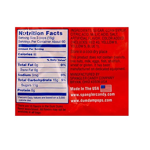 Dum Dums Original Pops 873g - 180ct