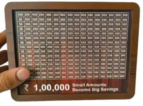 Generic Wooden ₹1,00,000 Savings Box - Image 2