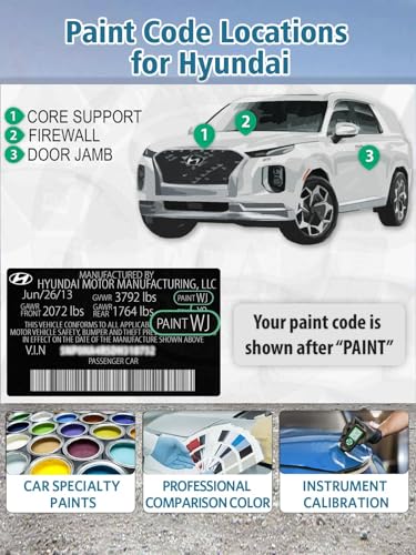 Image of Quartz White Pearl Tricoat(W8 /WW8) Touch Up Paint for Hyundai, Exact Color Match Car Paint Scratch Repair Remover Pen Quick & Easy Fix Vehicle Chips and Automotive Nicks Scuff