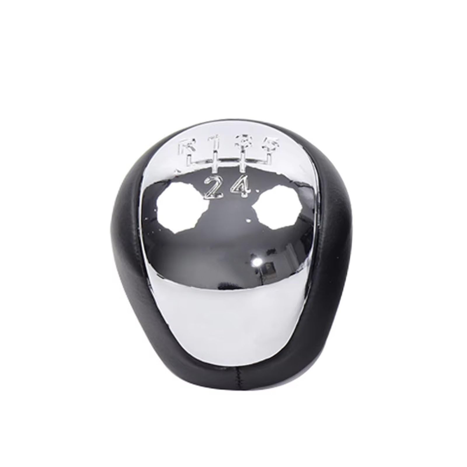 HILLAR Car Gear Stick Knob for Kia for Ceed for Cerato for Rio 2 5 Speed Gear Shifter Knob Pen Handle Headball Manual(Bright Silver)