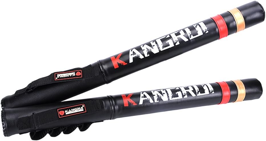 Ganeep 2pcs 60cm Black red boxing Precision Training Sticks punching mitts pads target MMA muay thai fighting Grappling training tools