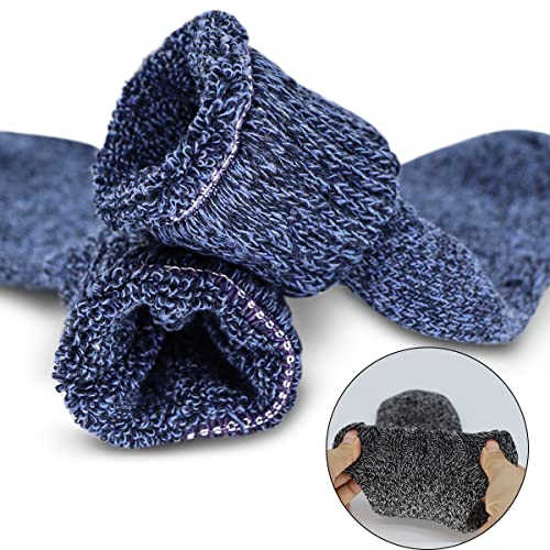 YQHMT 3Pack Mens Super Thick Wool Warm Socks Gifts Soft Casual Knit Winter Crew Socks Stocking Stuffers, Christmas Gift2