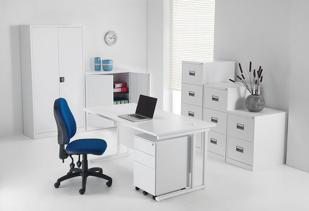 Archivador de acero resistente con cerradura, diseño totalmente soldado, capacidad de 40 kg, ideal para la organización del hogar y la oficina
