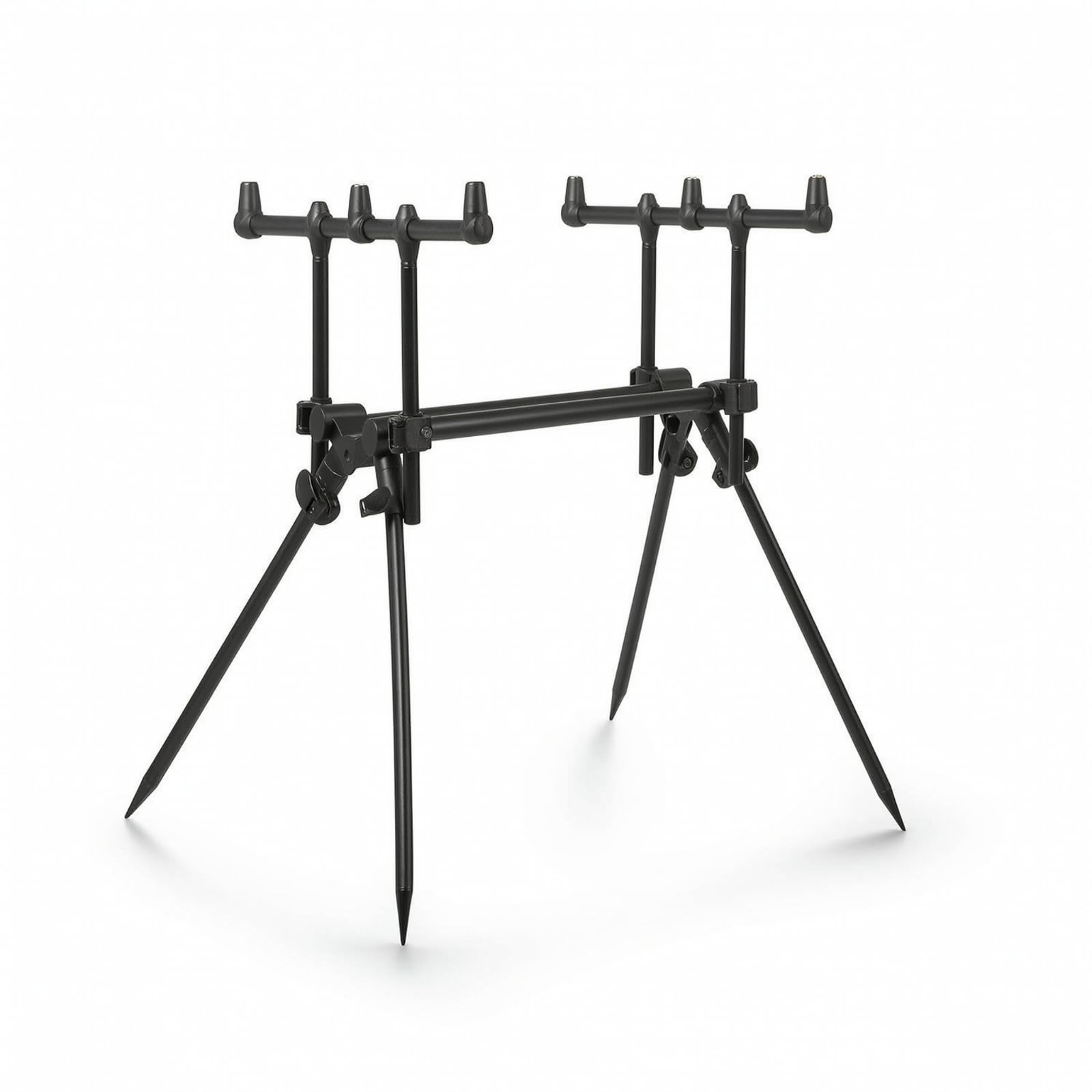 predolo Support Canne à Pêche Métallique Support Canne avec Pique Terre Compact pour Berge