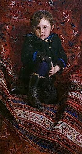 Art Portrait Ilya Efimovich Repin Affiche Toile Décoración Mural Tableau Enfant Salon 60x90cm