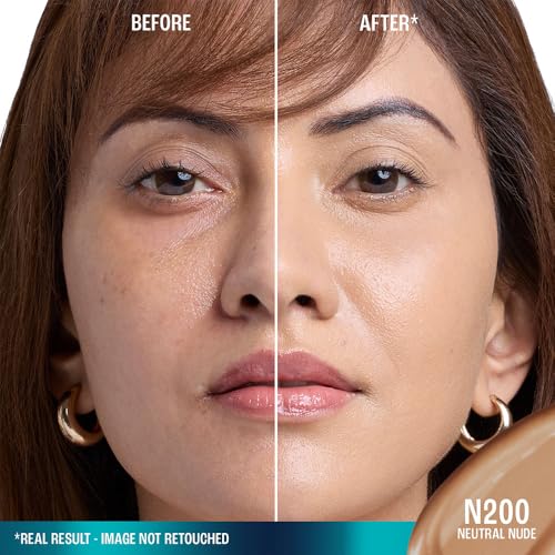 Image of LAKME 9to5 Hya Matte Foundation, Neutral Nude, 25ml, for Flawless Matte Complexion, with 5% Hyaluronic Acid Complex & SPF 40, 3x Oil Control, Smudge Proof, for Women