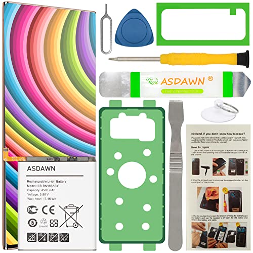 ASDAWN Galaxy Note 20 Ultra Battery Replacement, EB-BN985ABY Battery for Samsung Galaxy Note 20 Ultra 5G SM-N985 N985U/U1/A/T/P/V/R4/W/F with Repair Tool Parts + Installation Instruction