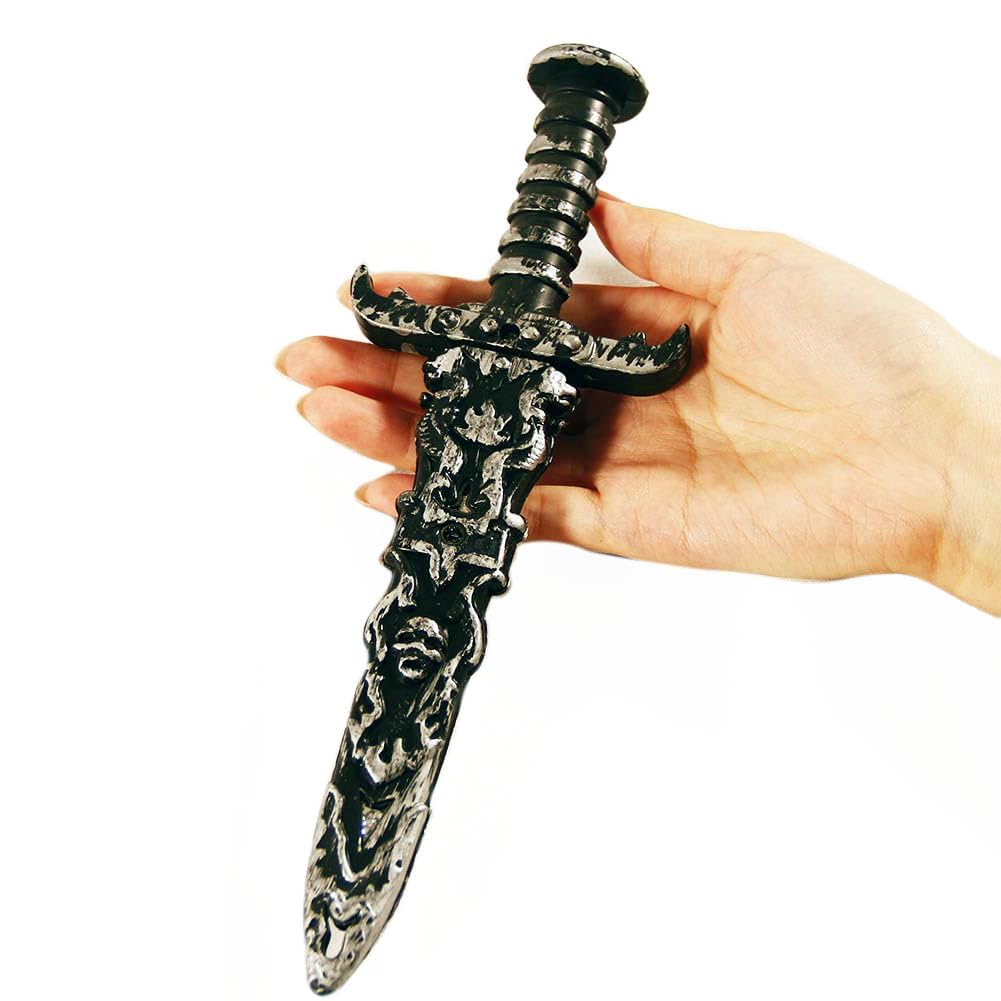 Katana Zoro Epee Enfant MisFun 2 Pièces U00c9pée De Jouet En Plastique, Dague De Pirate Toy Sword, Faux Couteau Non Tranchant, U00c9pée De Pirate Pour Accessoires De Costume De Pirate, Accessoires De