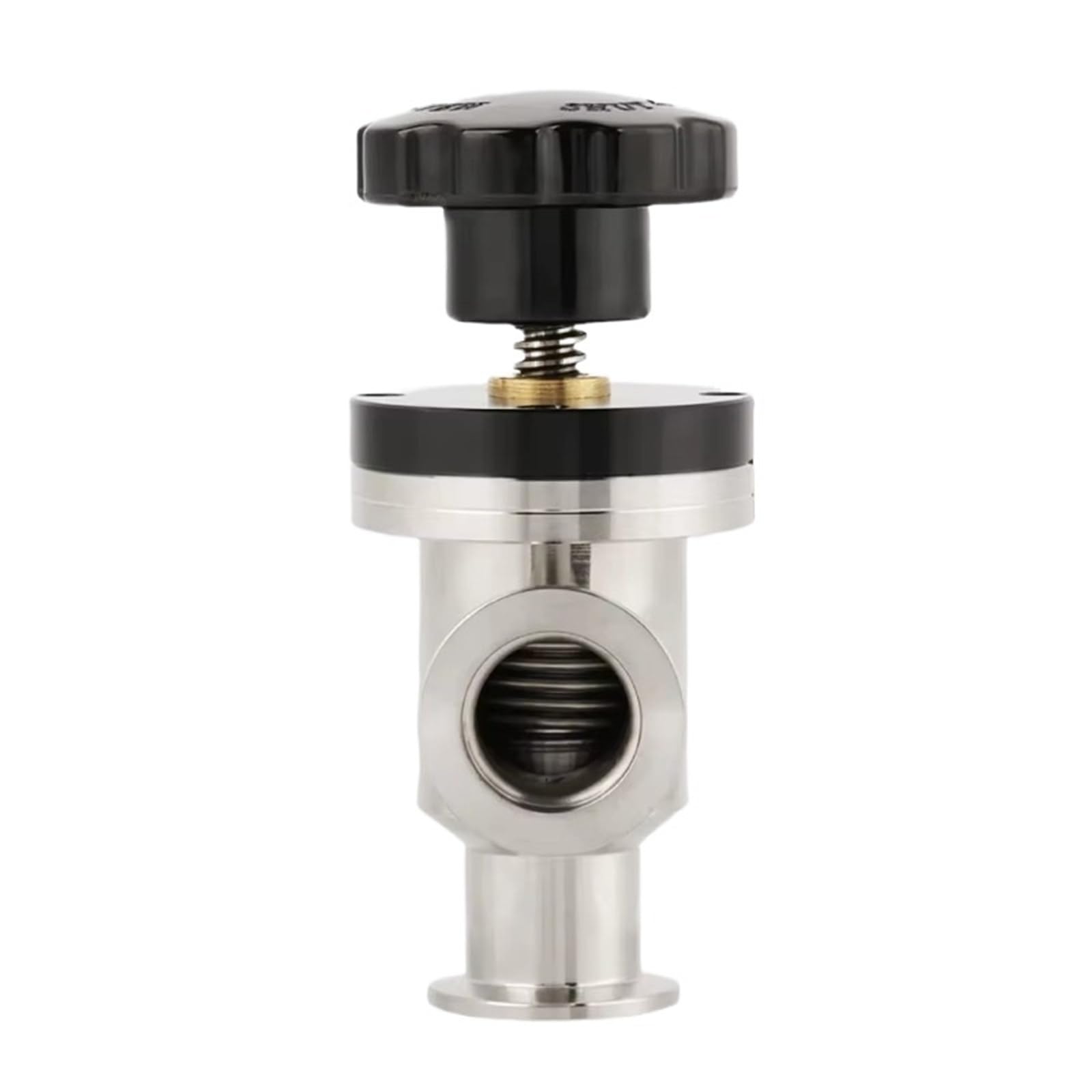 Trgyjgkf One Color Air Admittance Valve Kf25 304 Bellow Isolation High Vacuum Manual Right Angle Corrugated Tube