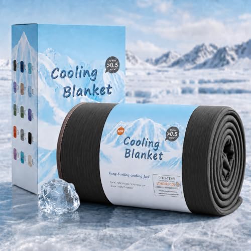 Image of Topcee Cooling Blanket Twin 60 inchx90 inch for Hot Sleepers Summer Blanket
