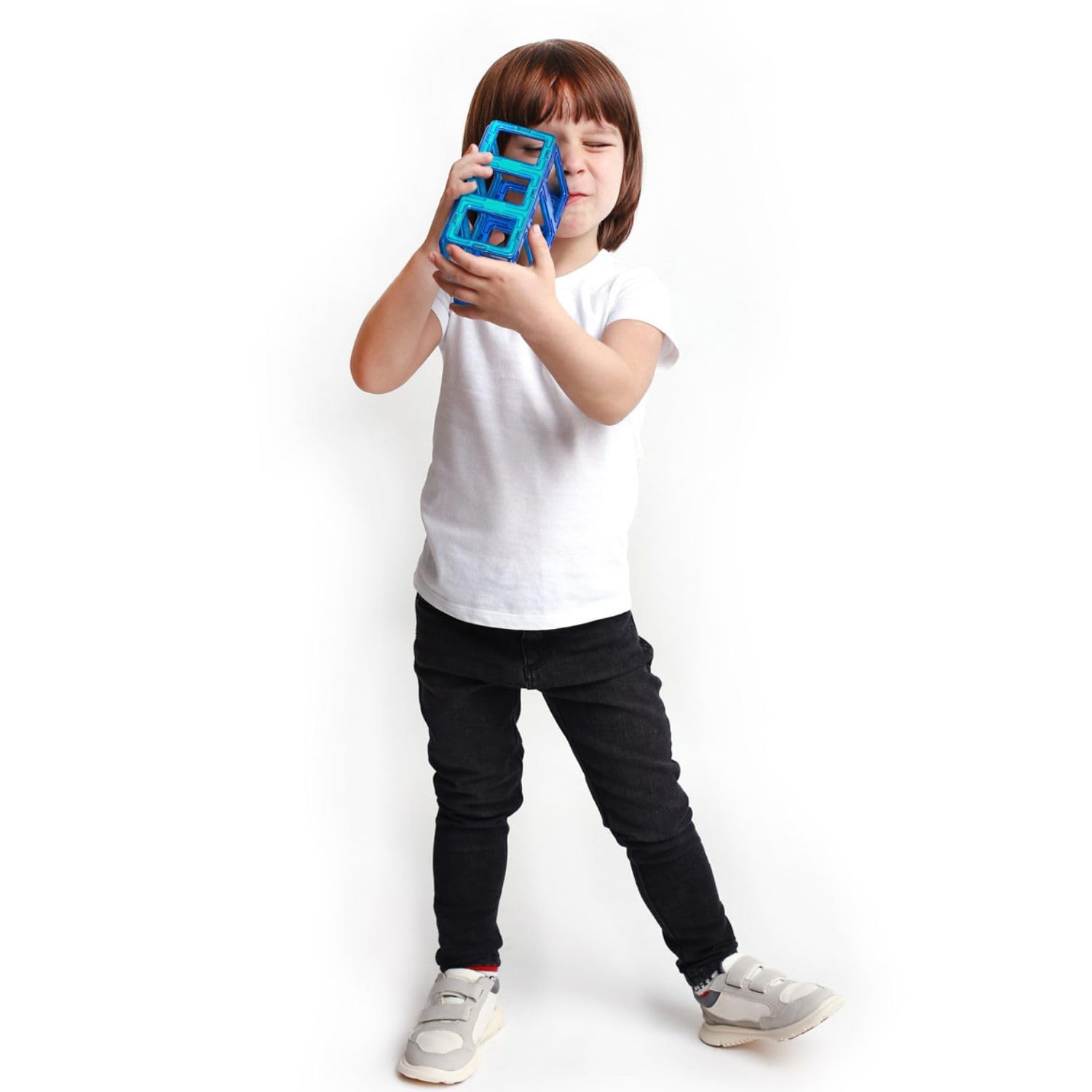 MAGNIKON Magnetische Bausteine Ersatzset Super Rechtecke, Magnetbausteine Rechteckig, Magnetsteine Erweiterung, Montessori Spielzeug, Magnete für Kinder ab 3 Jahre