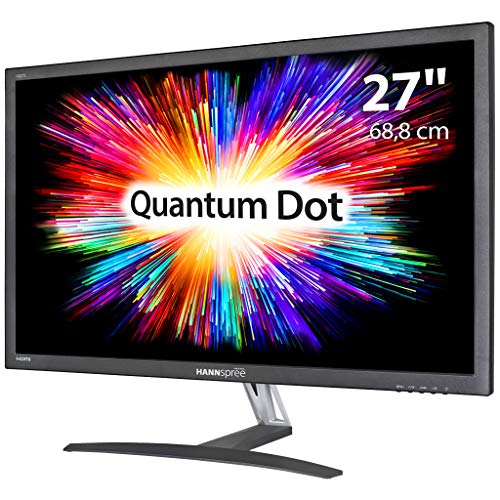 HANNspree HQ272PQD 68,58cm (27) LED Monitor WQHD 250cd VGA DP Mini-DP HDMI x2 Lautsprecher VESA Schwenkbar