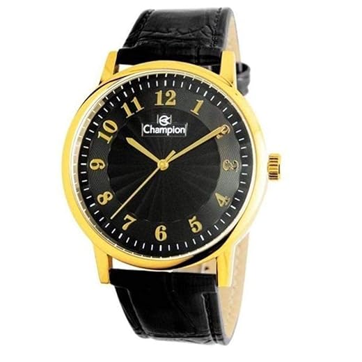Relógio Champion Masculino Ref: Cn20560p Clássico Dourado