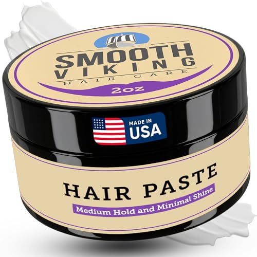 Smooth Viking Hair Paste for Men - Hair Styling Cream