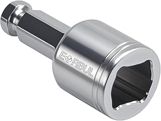 Ice House Castle Fish House Winch Adapter for Cordless Drill, 630 Stainless Steel,One-Piece Construction,Heat Treated