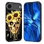Gold Skull with Sunflowers-9-44
