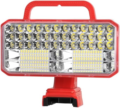 4200LM LED 18v Light for Milwaukee M18 18V Li-Ion Battery, 40W Work Light with USB Charging Port for Hiking,Job Site, Camping,Indoor & Outdoor Use(Battery not Included)