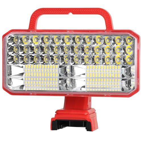 4200LM LED 18v Light for Milwaukee M18 18V Li-Ion Battery, 40W Work Light with USB Charging Port for Hiking,Job Site, Camping,Indoor & Outdoor Use(Battery not Included)