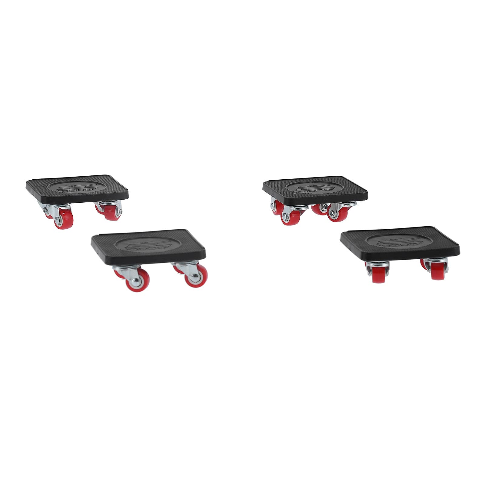 5 Pezzi Set di Attrezzi per Sollevamento Mobili Kit di Spostamento Mobili Quadrati con Ruote per Mobili per Ufficio, Divano, Armadietto, Frigorifero, Articoli Pesanti