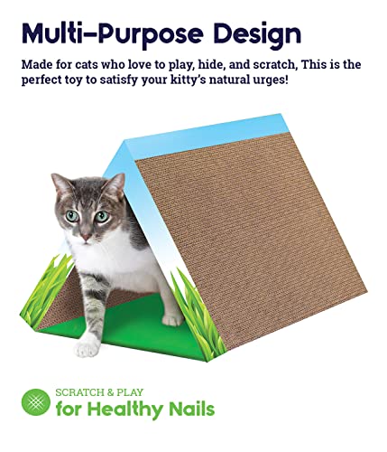 Petstages Fold Away Tunnel And Corrugated Cat Scratcher #TOP1