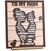 Gifts for mom from daughter best mom ever gifts christmas gifts birthday gifts mothers day gifts for mom best presents for moms mom and daughter gifts wooden silhouette sign plaque  urban country home decor