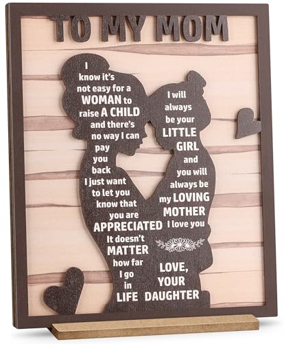 Giftsformomfromdaughterbestmomevergiftschristmasgiftsbirthdaygiftsmothersdaygiftsformombestpresentsformomsmomanddaughtergiftswoodensilhouettesignplaque Urban Country Home Decor Gifts for mom from daughter best mom ever gifts christmas gifts birthday gifts mothers day gifts for mom best presents for moms mom and daughter gifts wooden silhouette sign plaque urban country home decor