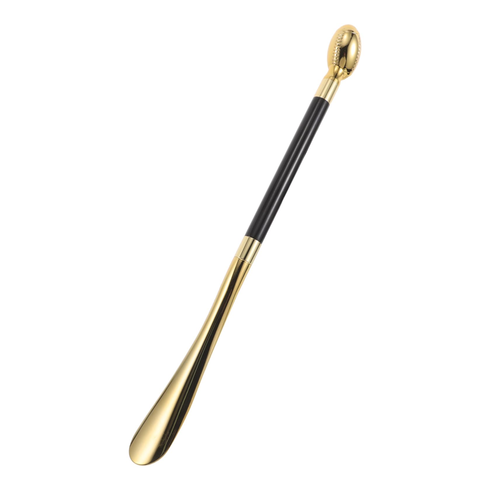 Beaupretty Calzador de Fútbol Americano de Mango Calzador de Plástico Compacto para Viajes Ayuda para Vestirse de Zapatos Hoteles Hogares y Embarazos