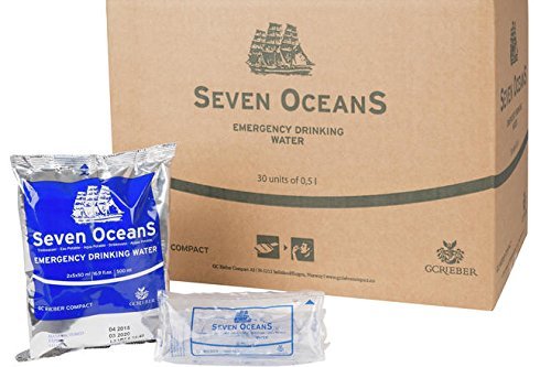 Catering di emergenza 0,5 kg Acqua Acqua potabile Acqua potabile conserviera